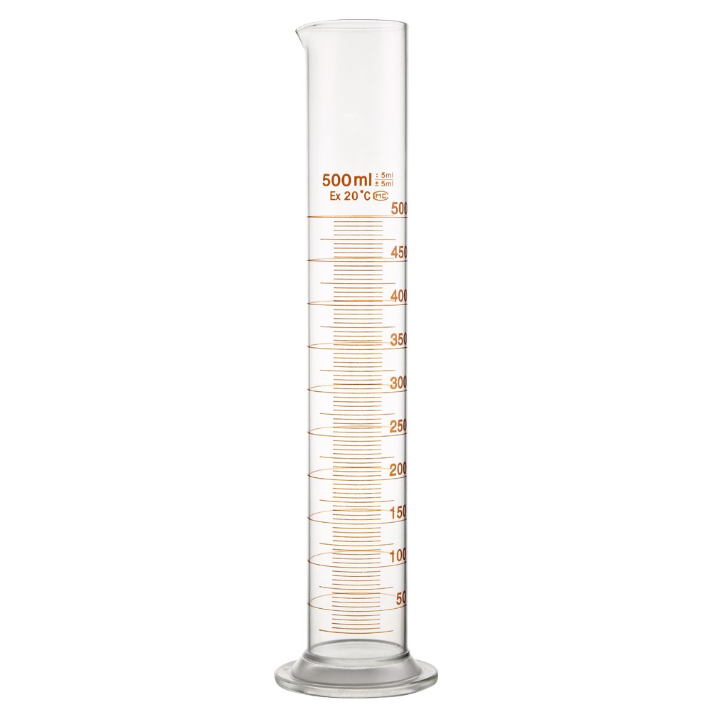 High Borosilicate Glass Measuring Cylindercapacity 500mlgraduated Glass Laboratory Cylinder 1445